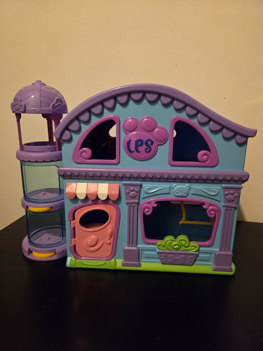 LPS Littlest Pet Shop Playset Blue And Purple Dollhouse
